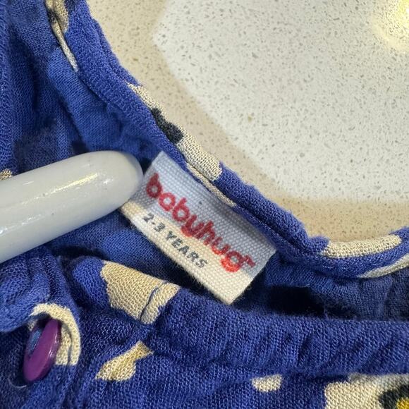 Babyhug Toddler girl 2-3 Y Blue Floral Dress - Picture 4 of 6